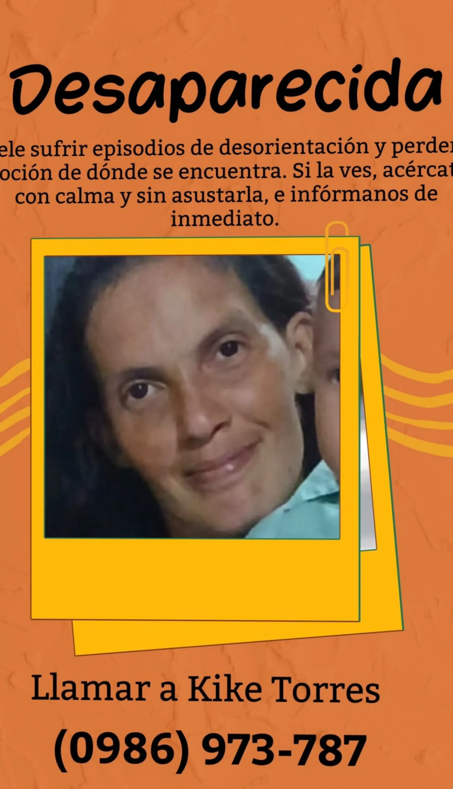 Mujer con episodios de desorientación está desaparecida en Pedro Juan Caballero