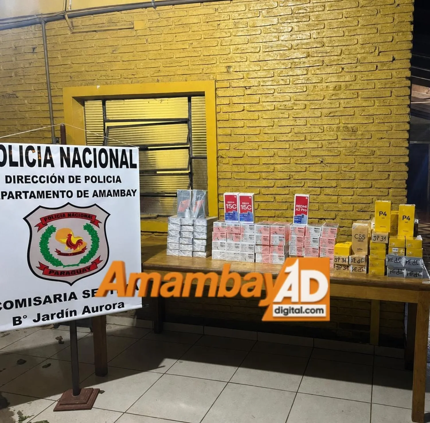 Incautan 101 celulares de presunta procedencia ilícita durante control policial