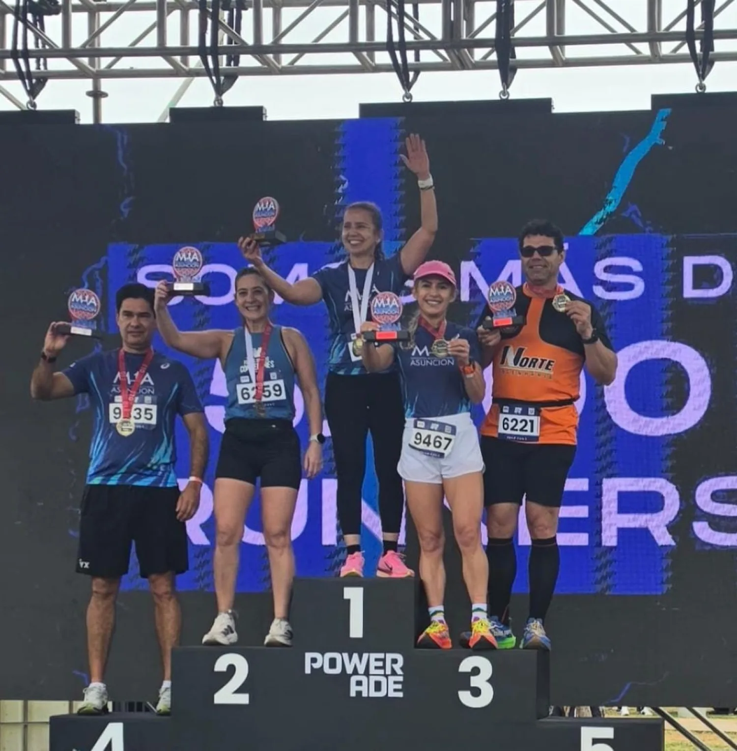 Corredores de la frontera se destacaron en la Maratón de Asunción