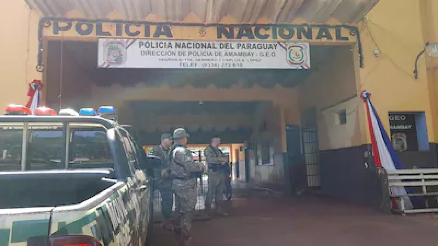Novedades policiales registradas en Amambay durante el jueves