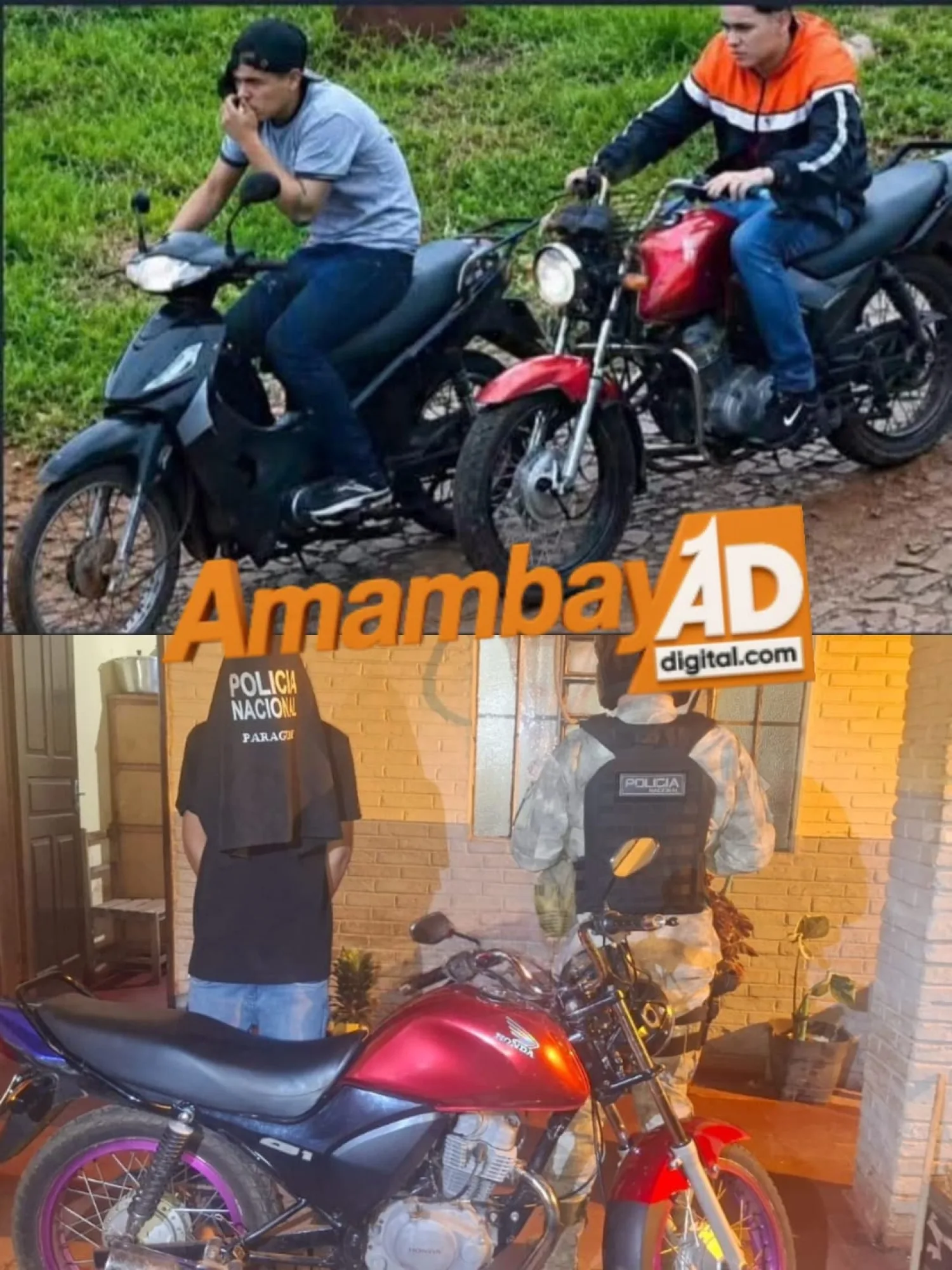 Menor aprehendido y en su poder se incautó motocicleta presuntamente utilizada en un hurto