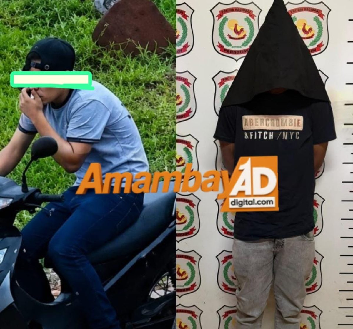 Menor argentino es aprehendido tras ser reconocido en imágenes de circuito cerrado por supuesto hurto de motocicleta