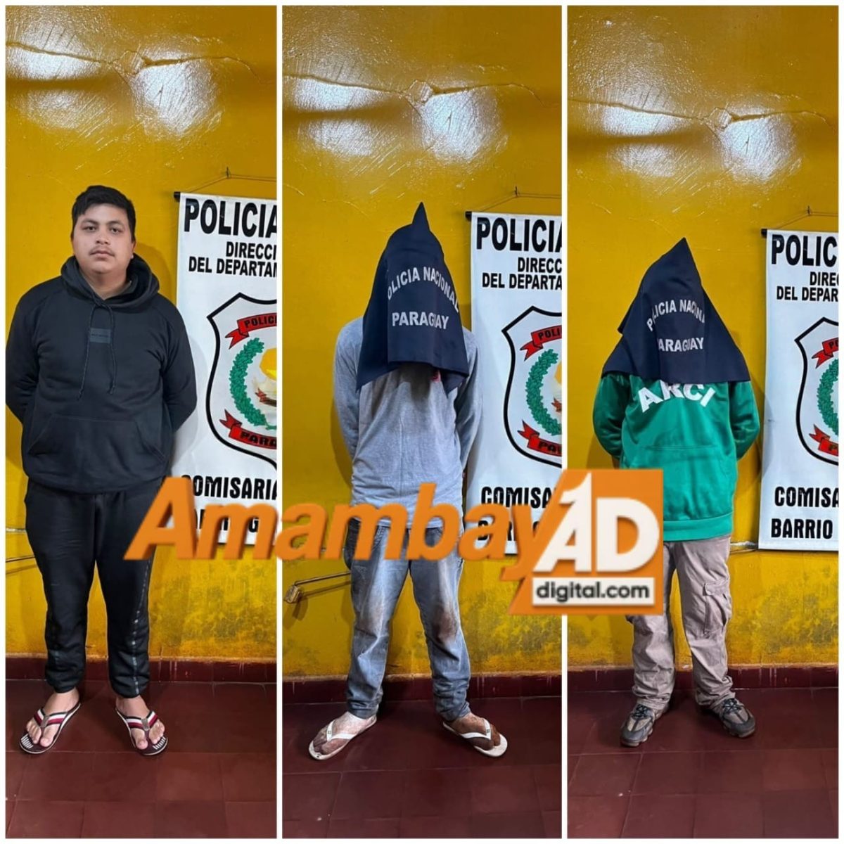 Aprehenden a dos jóvenes por supuesto robo agravado y a un presunto reducidor