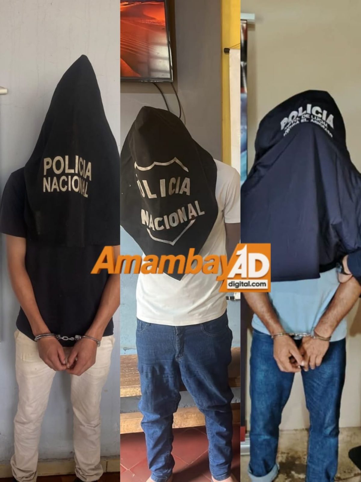 Tres detenidos con órdenes de captura por estafa, homicidio y abigeato en Amambay