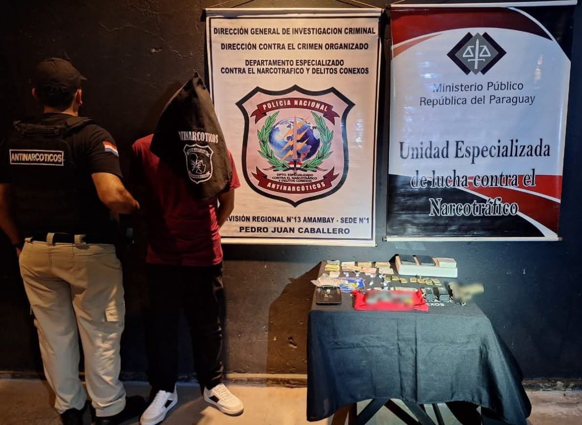Allanamiento por supuesto microtráfico deja un detenido y varias evidencias incautadas