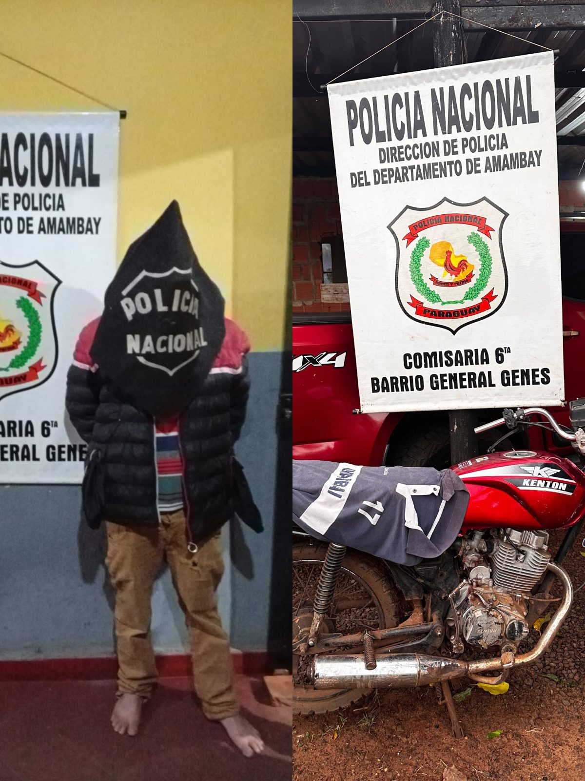 Aprehendido tras ser sorprendido en un supuesto intento de hurto domiciliario en el barrio General Genes