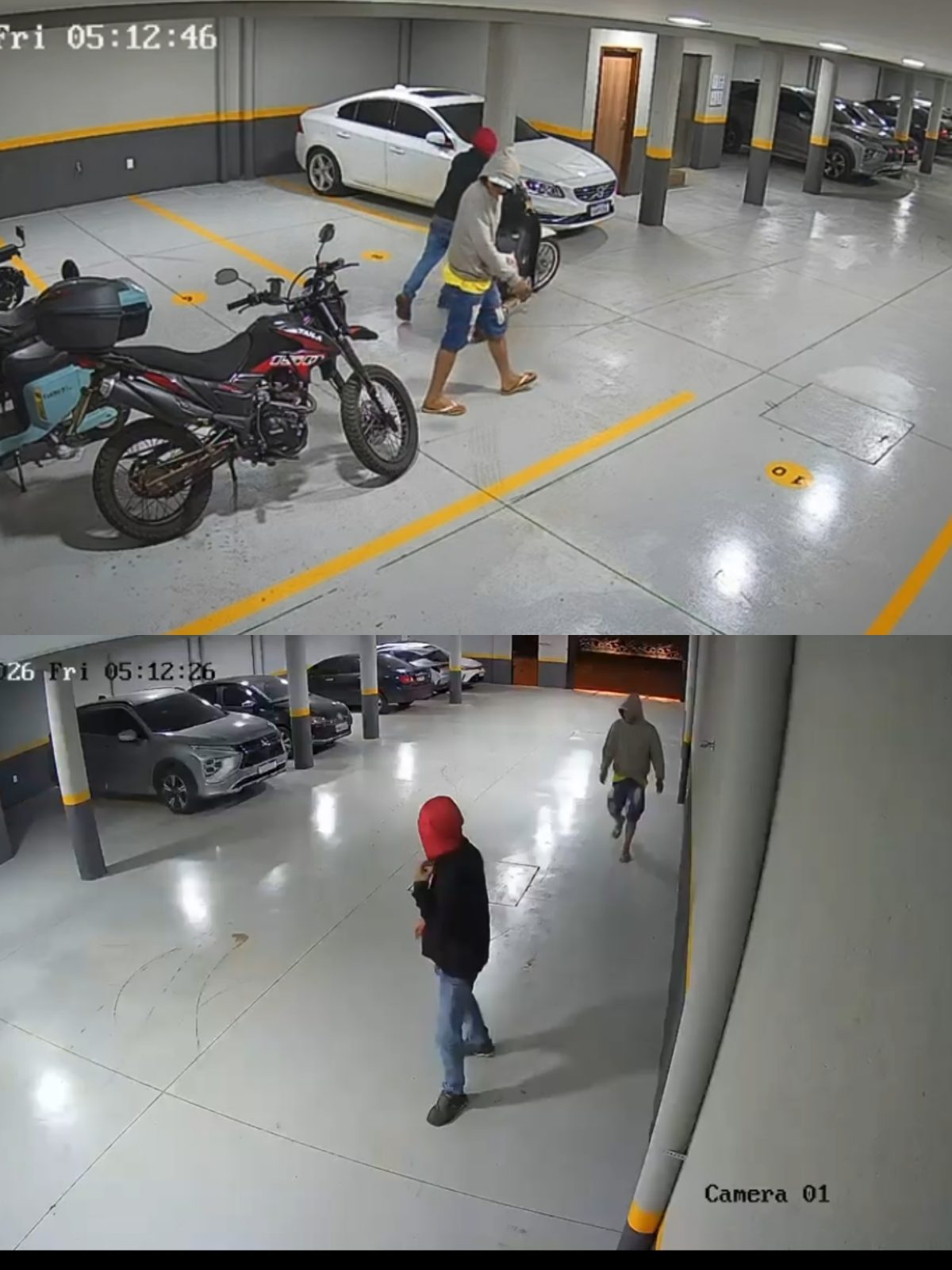 Hurtan una motocicleta del estacionamiento de un edificio en Pedro Juan Caballero