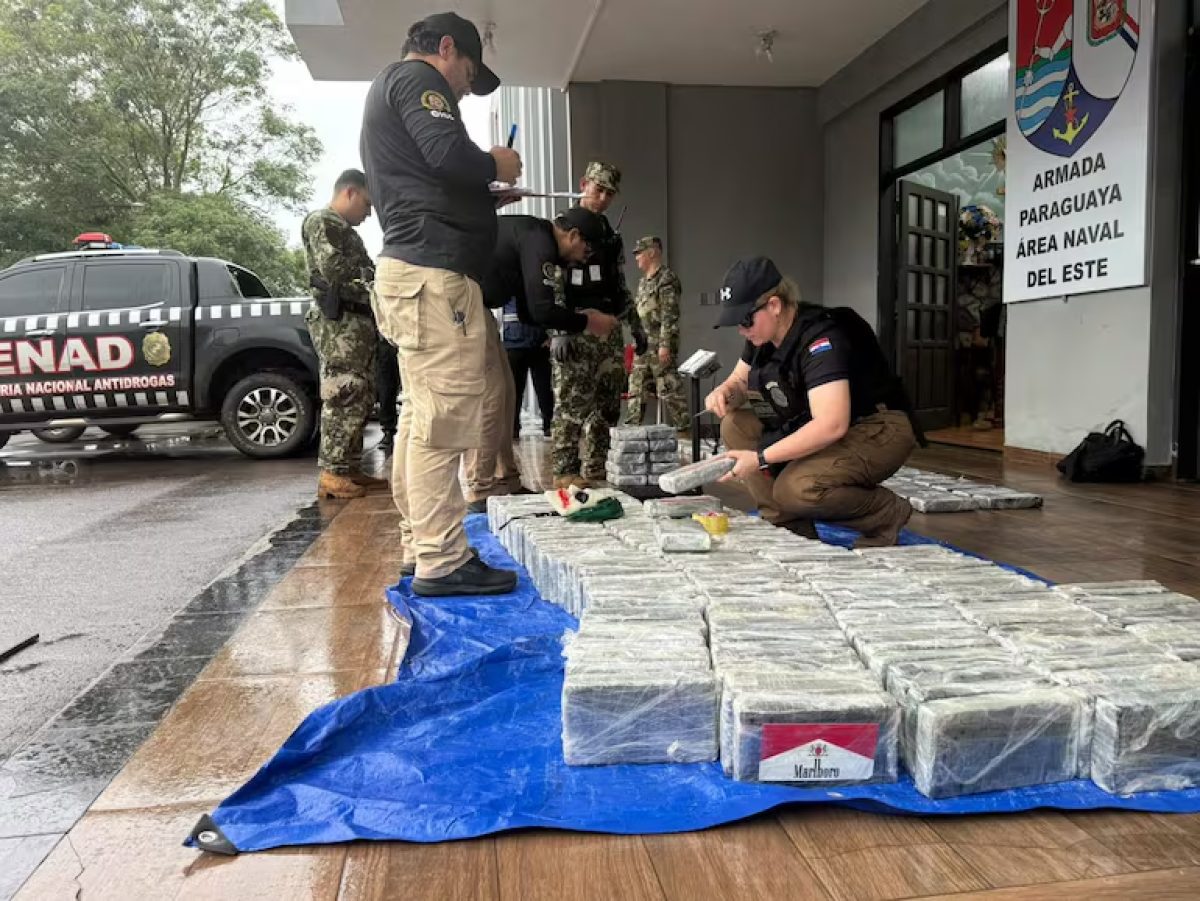 Cae megacargamento de cocaína en Ciudad del Este