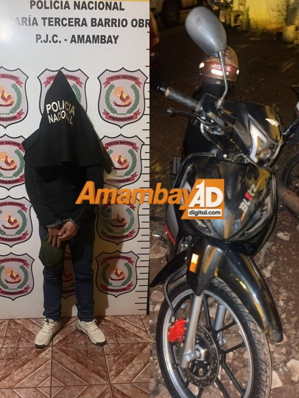 Aprehenden a presunto comprador y vendedor de motos hurtadas y recuperan biciclo tras tareas de inteligencia