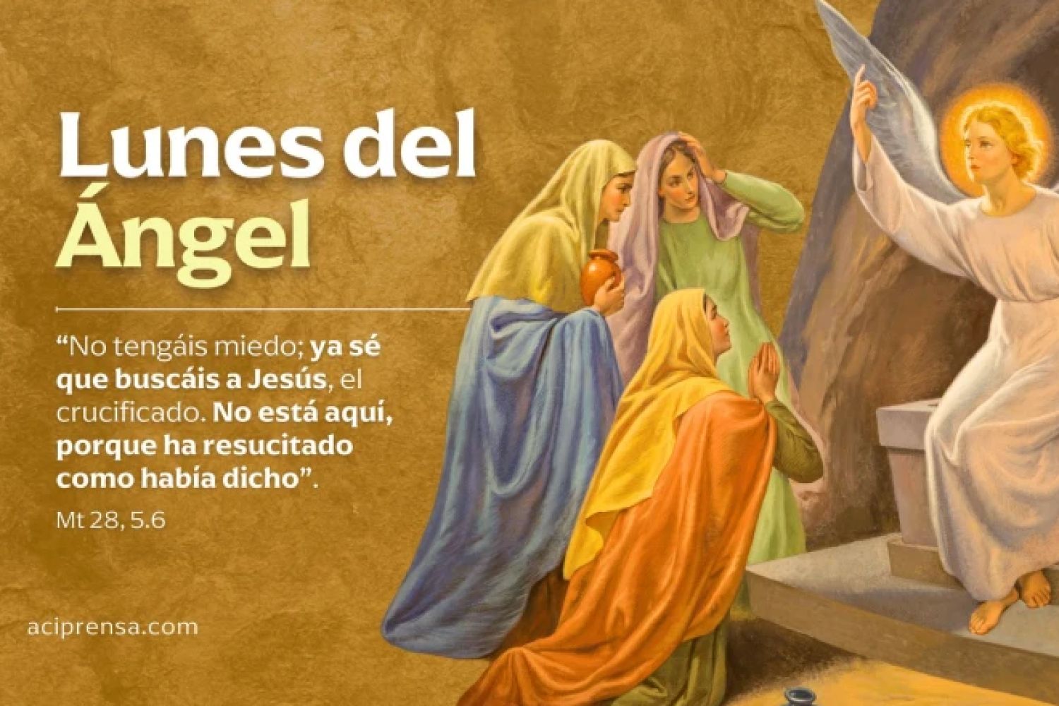 Hoy es lunes de la Octava de Pascua y la Iglesia Católica celebra el "Lunes del Ángel"