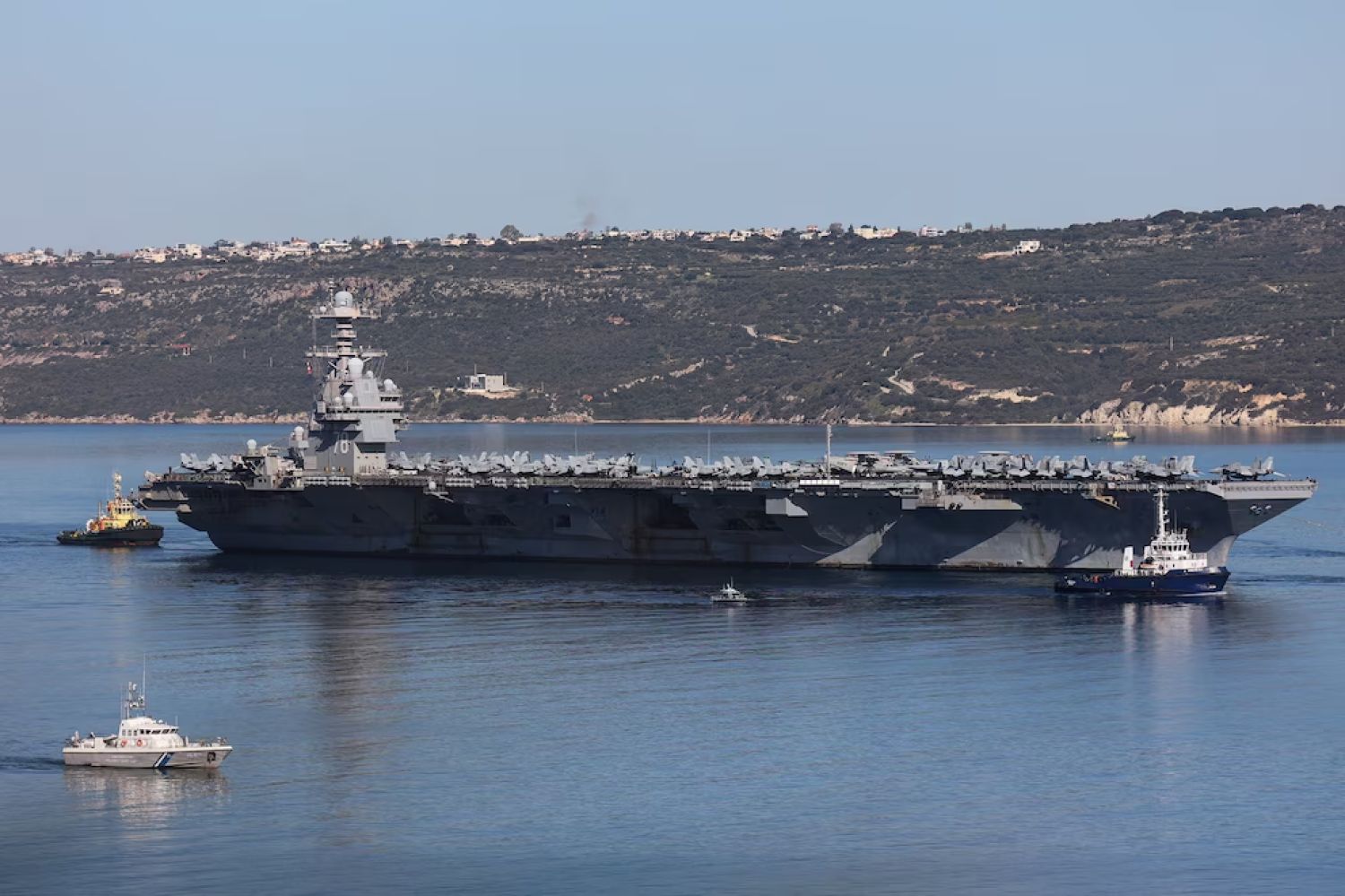 Máxima tensión en Oriente Medio: El portaaviones USS Gerald R. Ford se dirige a costas israelíes