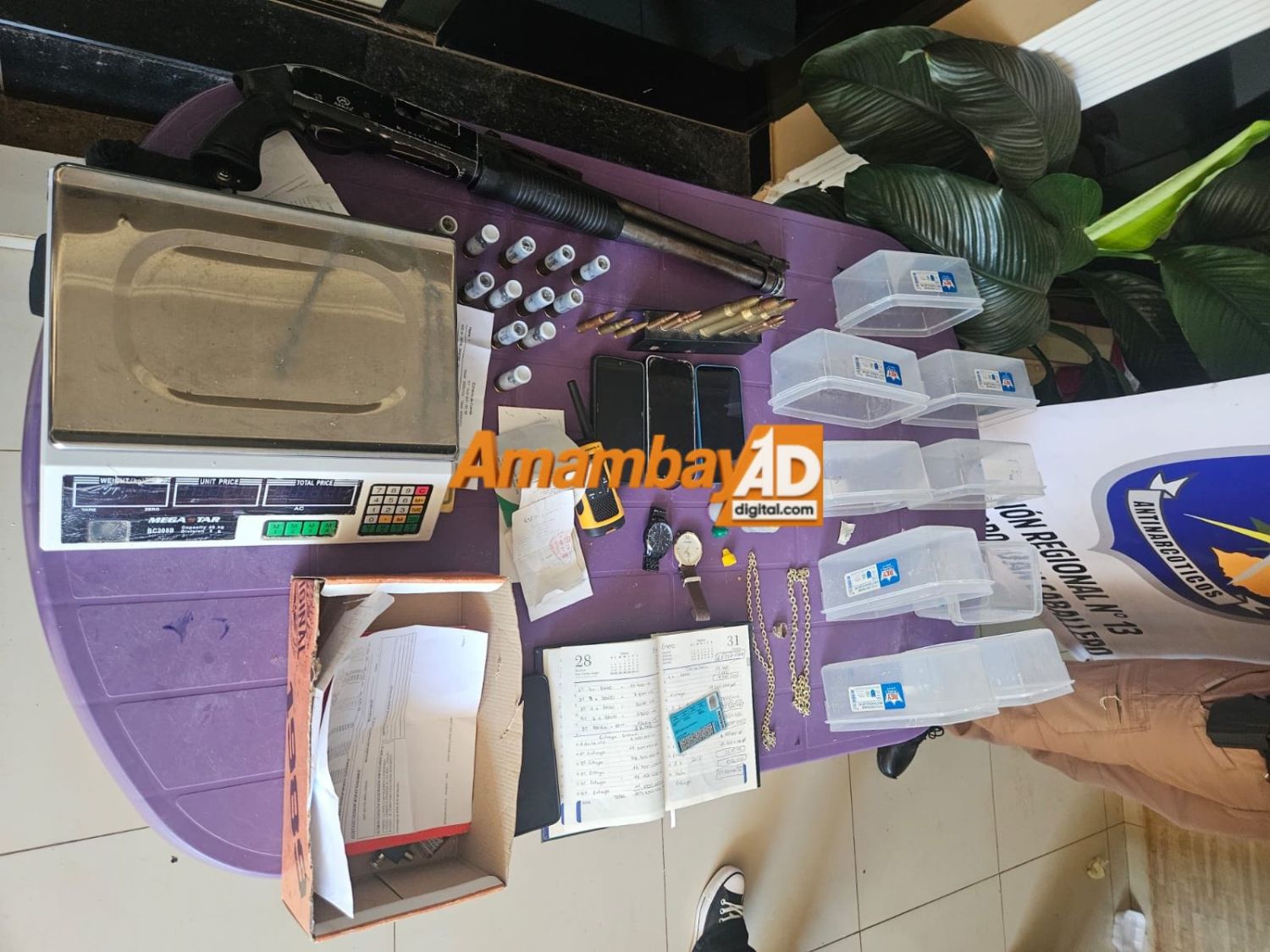 Operativo "SUMAR": Caen tres personas y desmantelan base logística de drogas