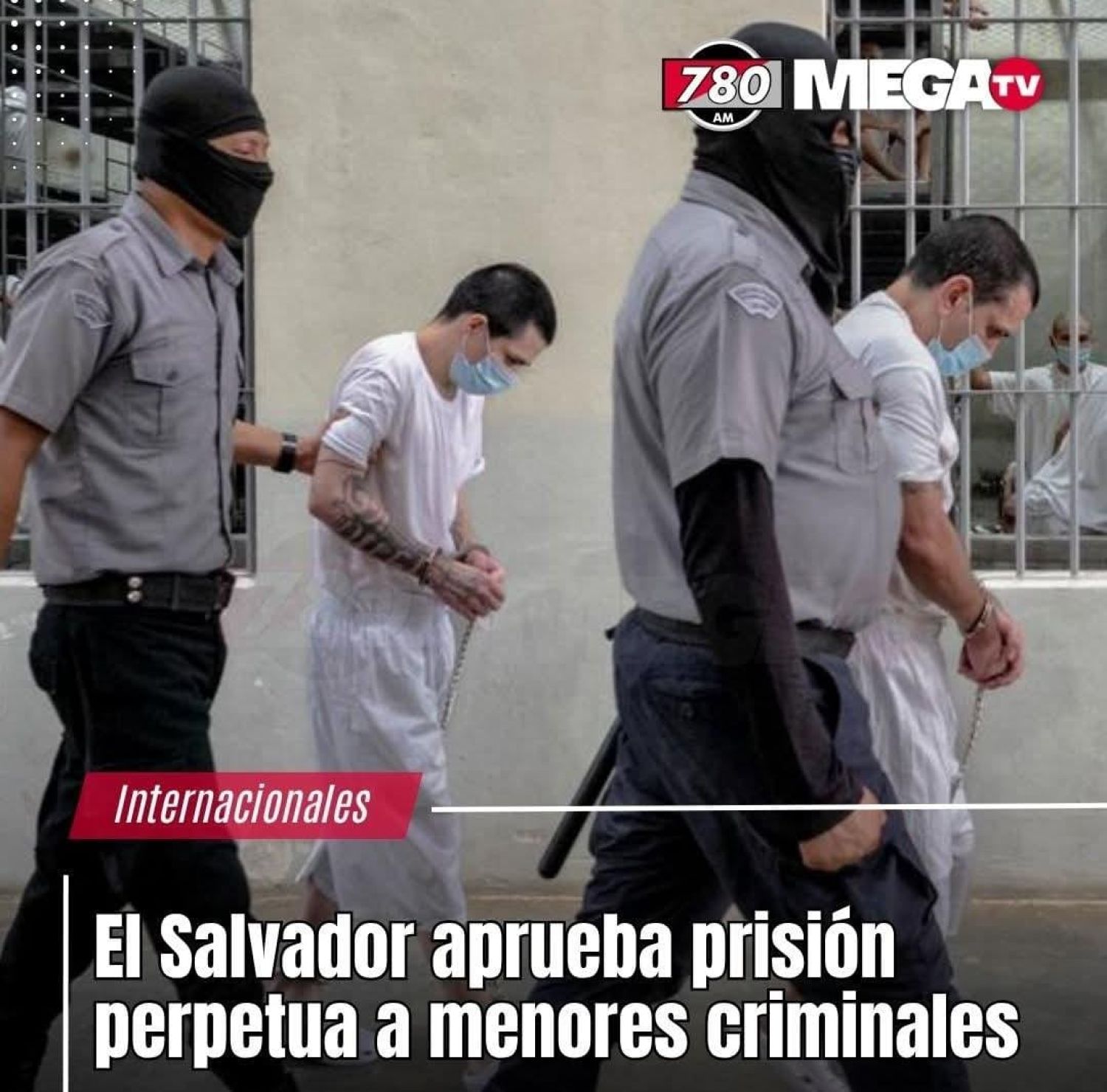 EL Salvador aprueba prisión perpetua a menores criminales